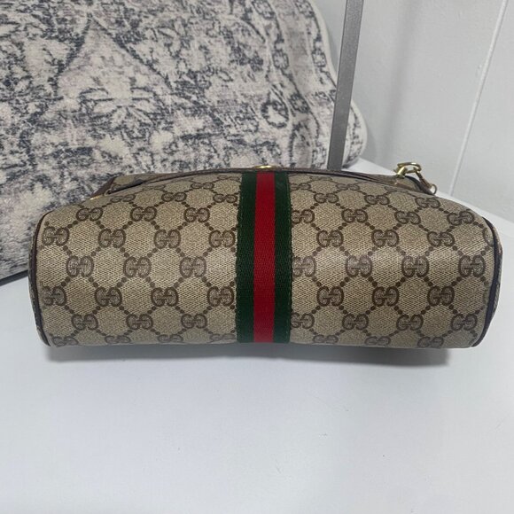 Vintage Gucci GG Supreme Sherry Line Shoulder Bag in Tan Brown - Picture 11 of 11
